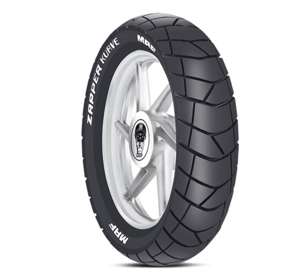 MRF 140/70-17 ZAPPER KURVE Tubeless 66S Tyre Rear – Tyre Titans