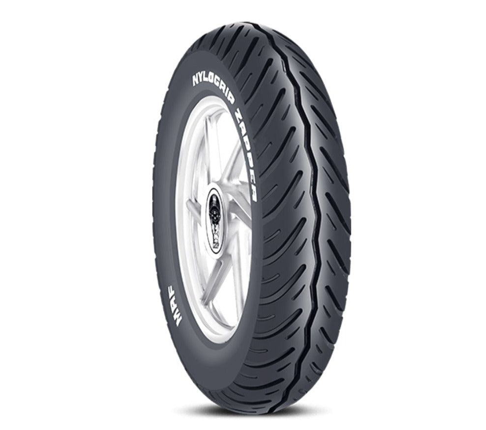 MRF - 90/100-10 ZAPPER Tubeless Tyre | Front – Tyre Titans