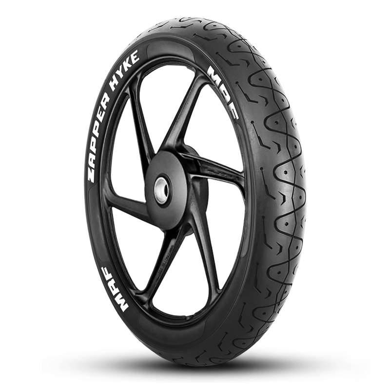 MRF - 130/70-18 Zapper Hyke Tubeless 63H Tyre | Rear – Tyre Titans