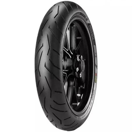 PIRELLI - 120/70-ZR17 DIABLO ROSSO 2 Tubeless 58W Tyre | Front