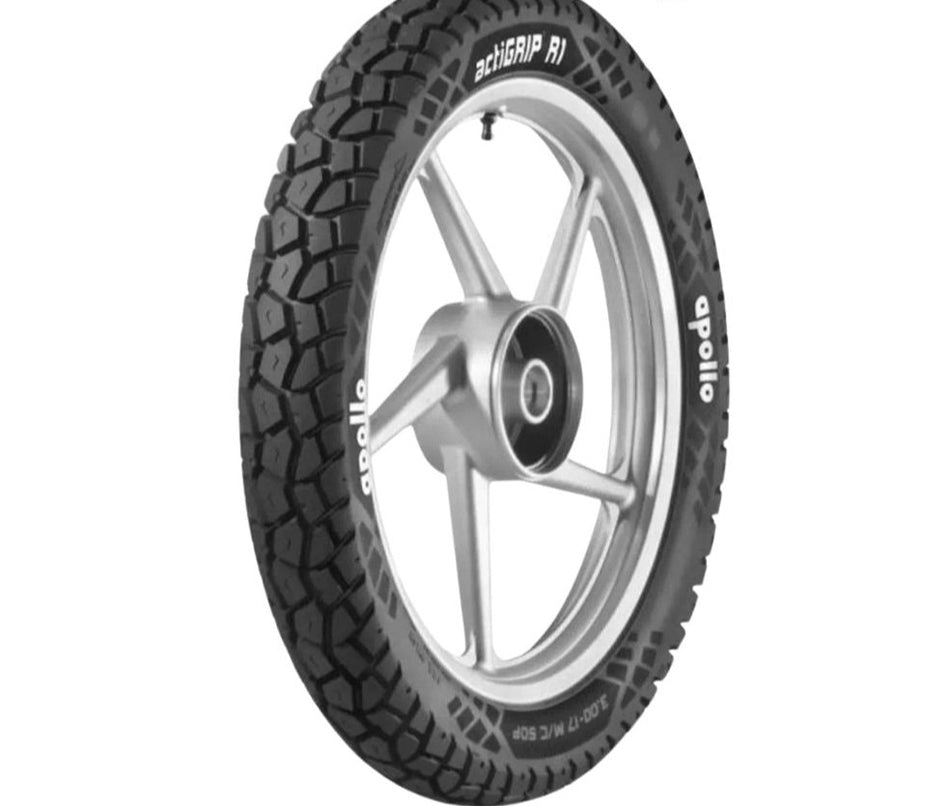 Apollo 2.75-18 Actigrip R1 Tube Tyre (Tube Included)