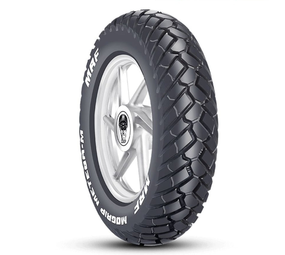 MRF - 110/80-17 MOGRIP METEOR-M Tubeless 57P Tyre | Rear