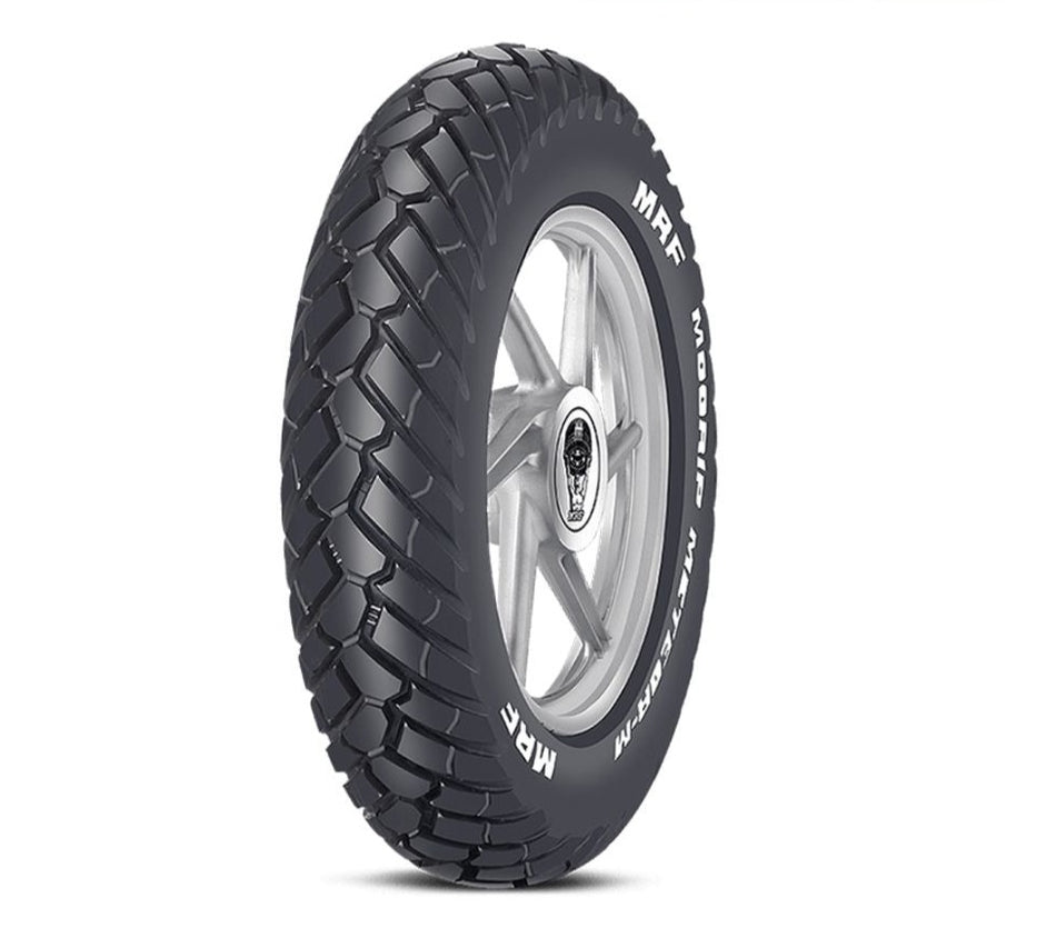 MRF - 110/90-18 MOGRIP METEOR-M Tube Type 61P (Tube Included) Tyre | Rear