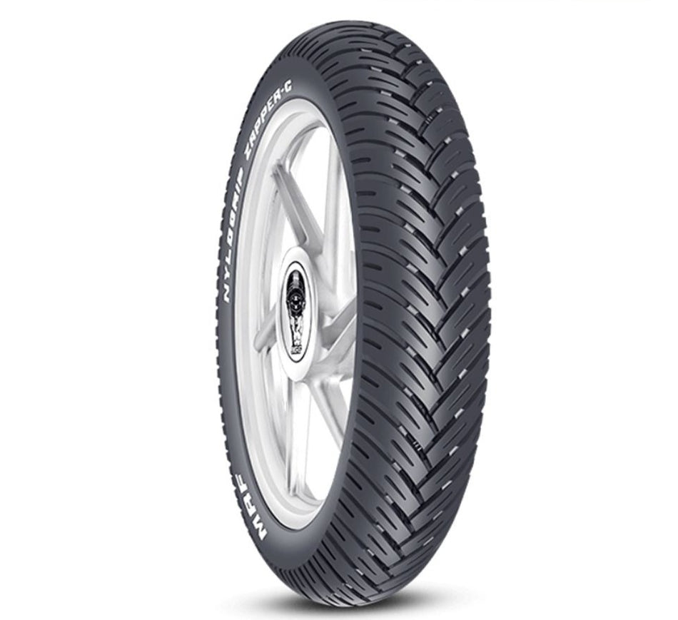 MRF - 120/80-18 ZAPPER C Tubeless Tyre | Rear