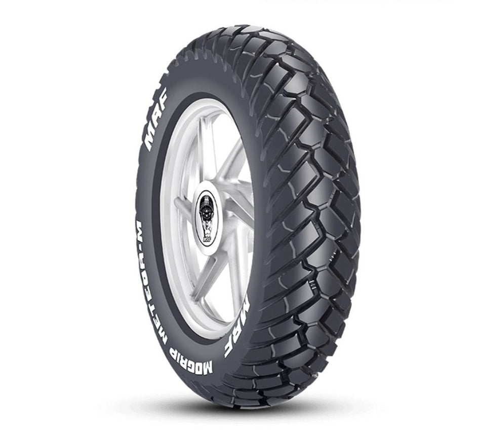 MRF - 120/90-17 MOGRIP METEOR-M Tube Type 64H Tyre | Rear