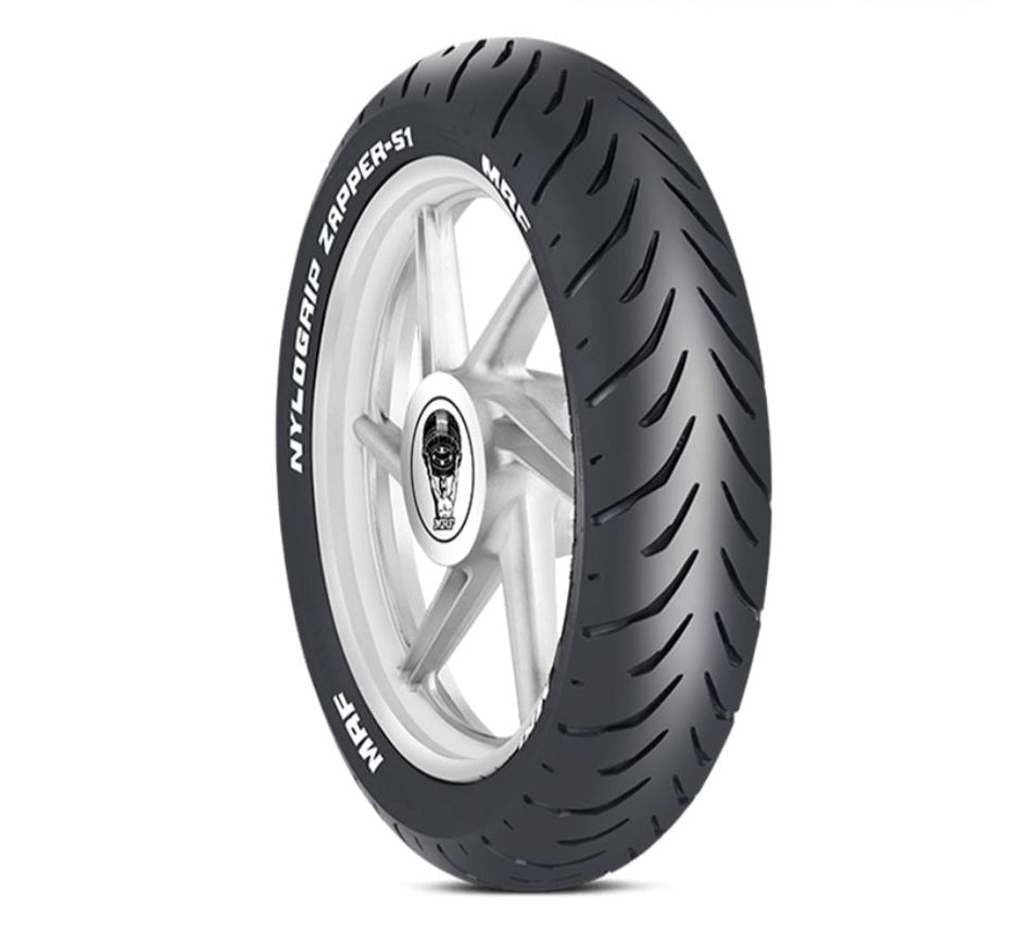 MRF - 130/70-17 ZAPPER S1 Tubeless 62P Tyre | Rear