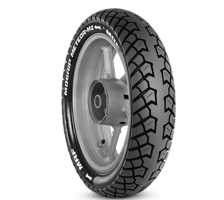 MRF - 130/80-17 MOGRIP METEOR M2 Tubeless 65S Tyre | Rear