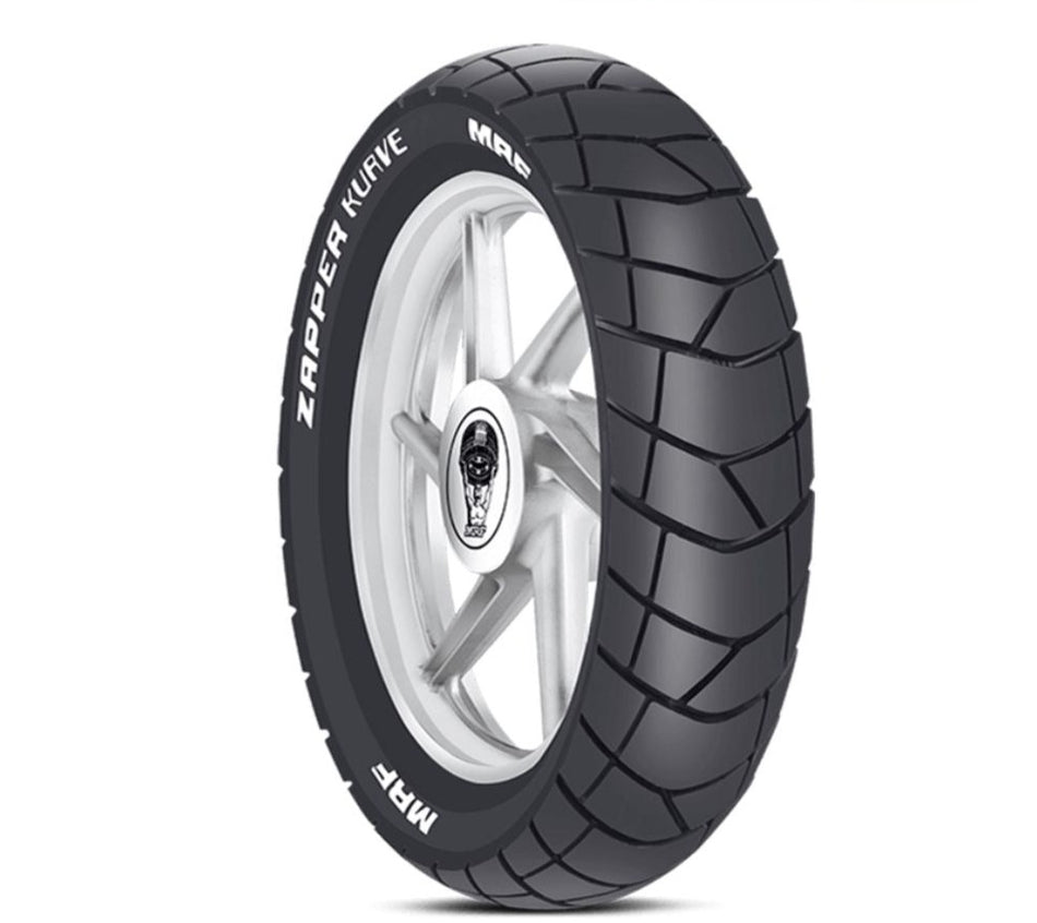 MRF - 140/70-17 ZAPPER KURVE Tubeless 66S Tyre | Rear