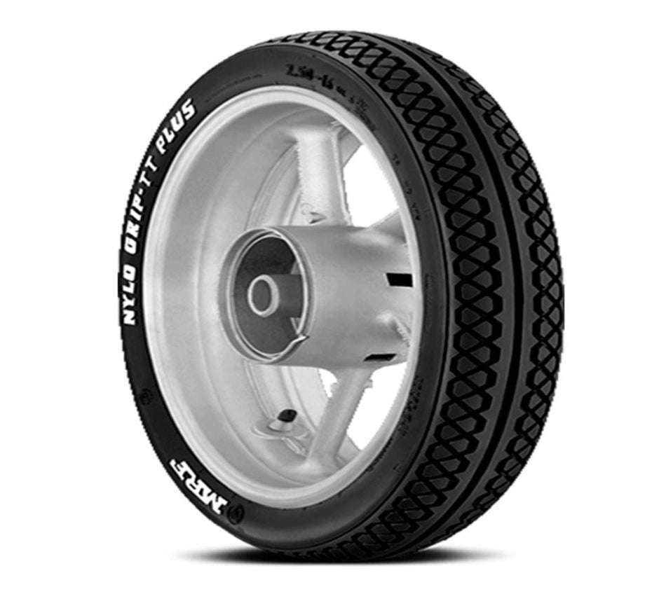 MRF - 2.50-16 NYLOGRIP TT PLUS Tube Type Tyre | Front/Rear