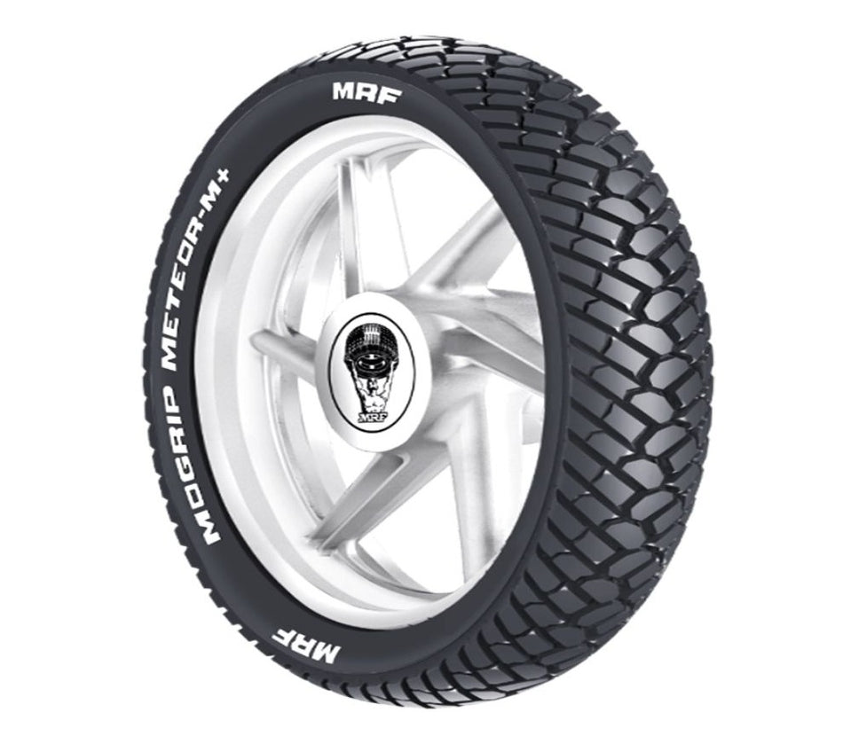 MRF - 3.00-18 MOGRIP METEOR M+ Tubeless Tyre | Rear