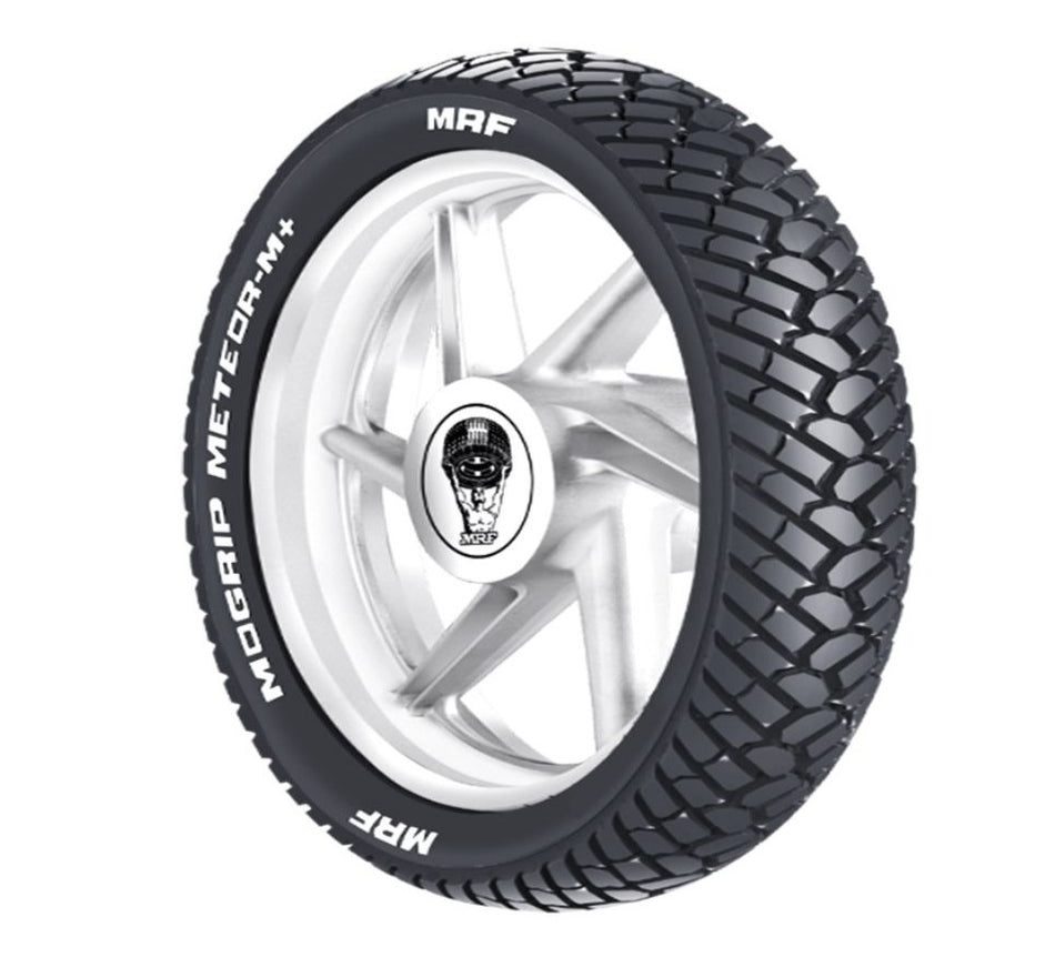 MRF - 80/100-18 MOGRIP METEOR M+ Tubeless 54P Tyre | Rear