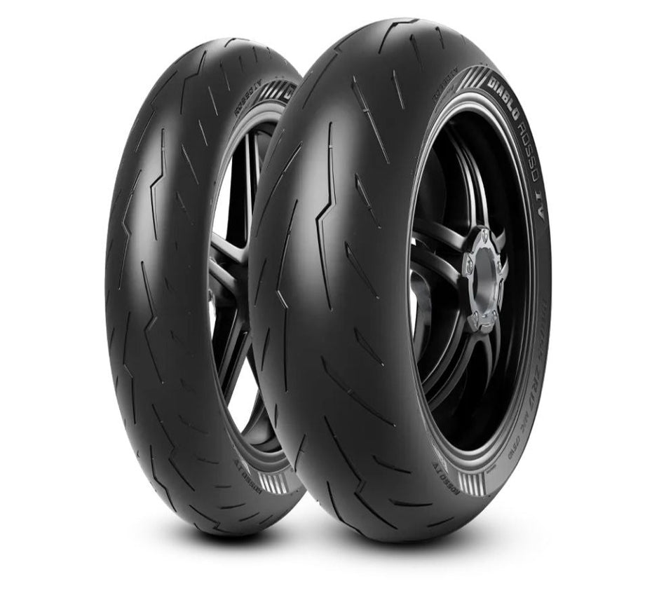 Pirelli - 110/70-R17 DIABLO ROSSO 4 Tubeless 54H Tyre | Front