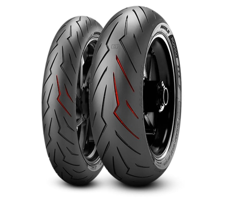 Pirelli -  110/70-ZR17 DIABLO ROSSO 3 Tubeless 54W Tyre | Front