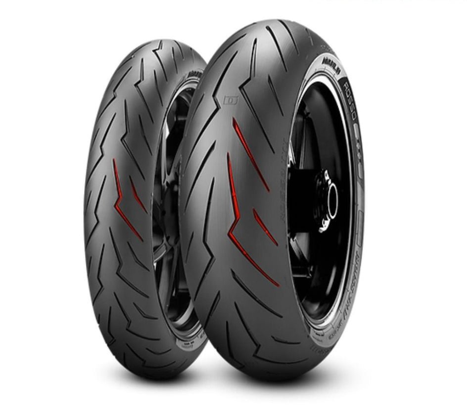 Pirelli - 180/60-ZR17 DIABLO ROSSO 3 Tubeless 75W Tyre | Rear