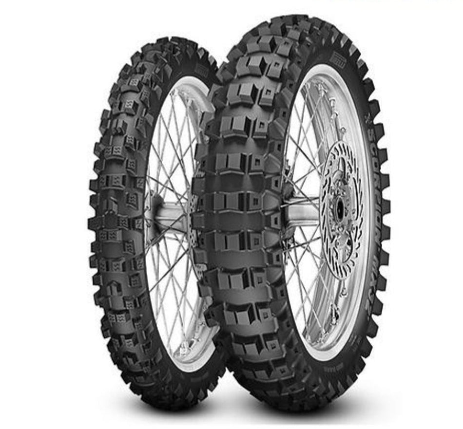 Pirelli - 110/80-17 SCORPION MX 32 NHS Tube Type 63M Tyre | Rear