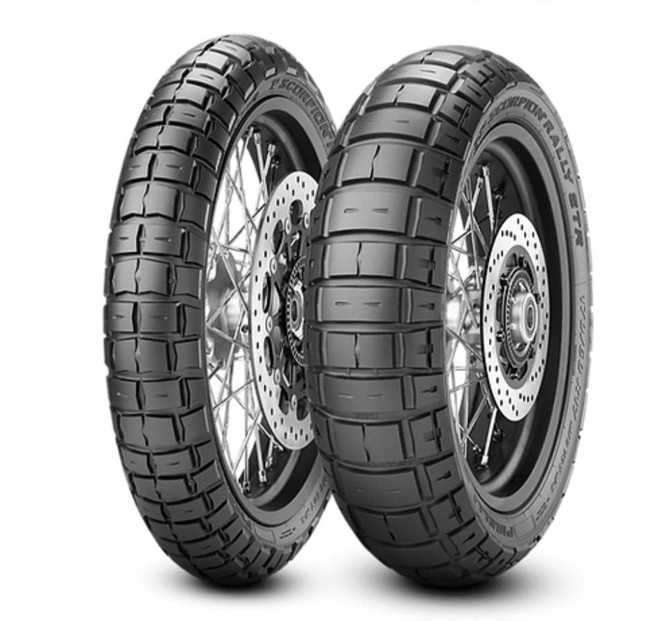 Pirelli - 120/70-R18 SCORPION RALLY STR Tubeless 59V Tyre | Front