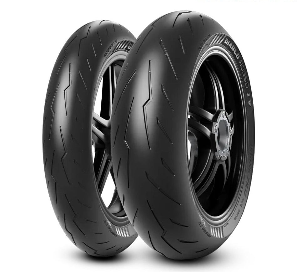 Pirelli - 120/70-ZR17 DIABLO ROSSO CORSA II Tubeless 58W Tyre | Front