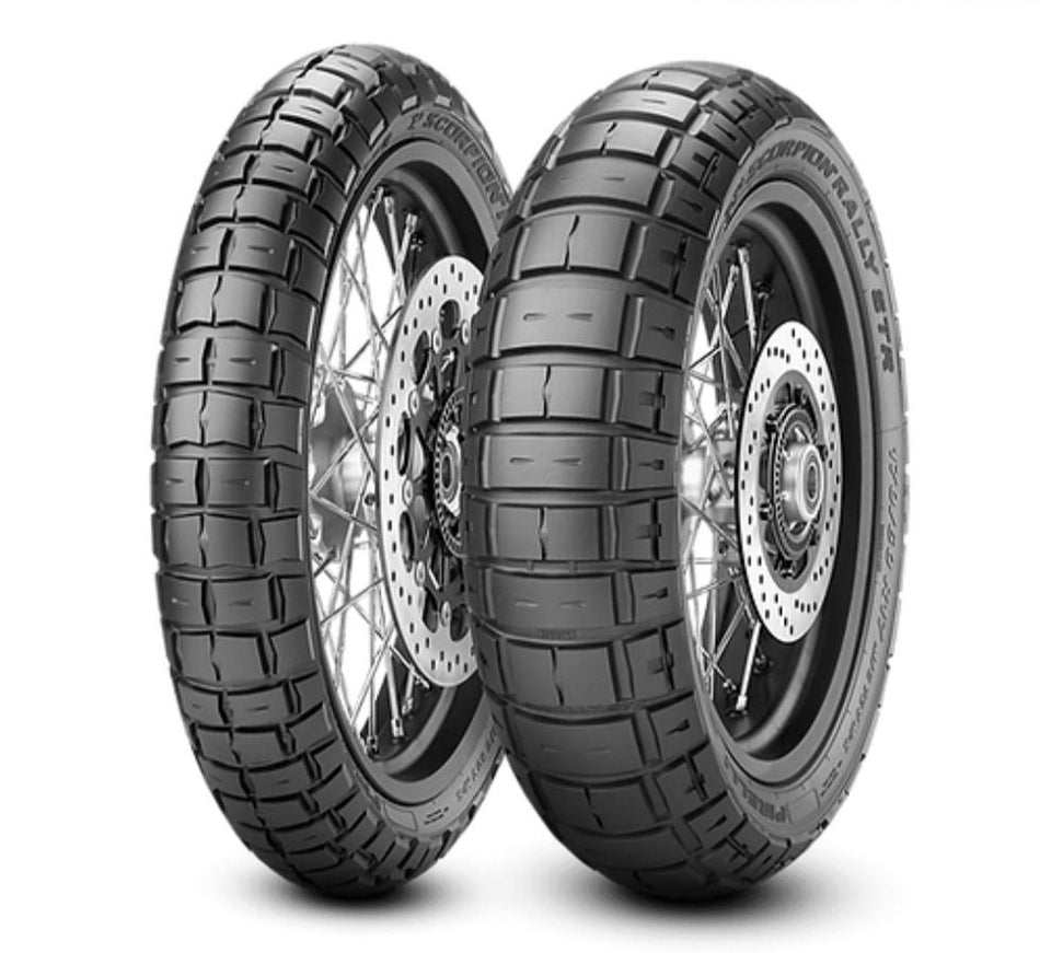 Pirelli - 130/80-R17 SCORPION RALLY STR Tubeless 65V Tyre | Rear