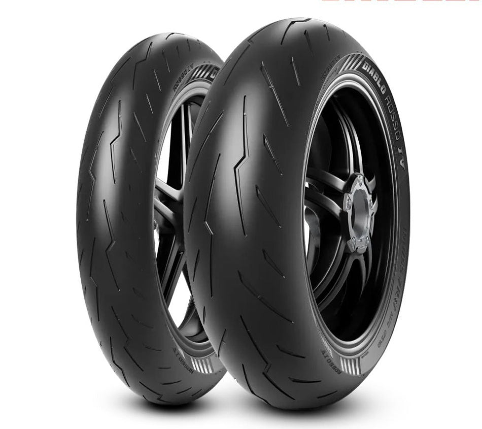 Pirelli - 160/60-ZR17 DIABLO ROSSO 4 Tubeless 69W Tyre | Rear