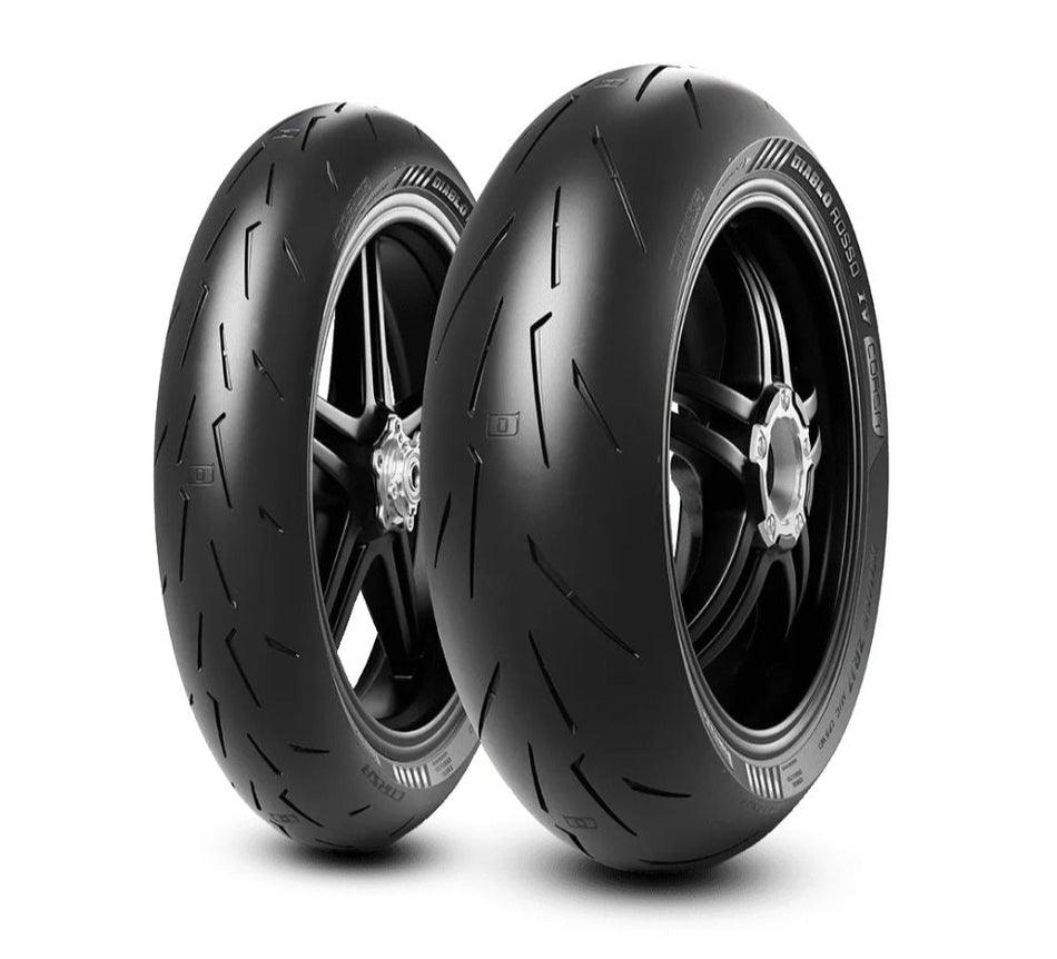 Pirelli - 180/55-ZR17 DIABLO ROSSO 4 CORSA Tubeless 73W Tyre | Rear