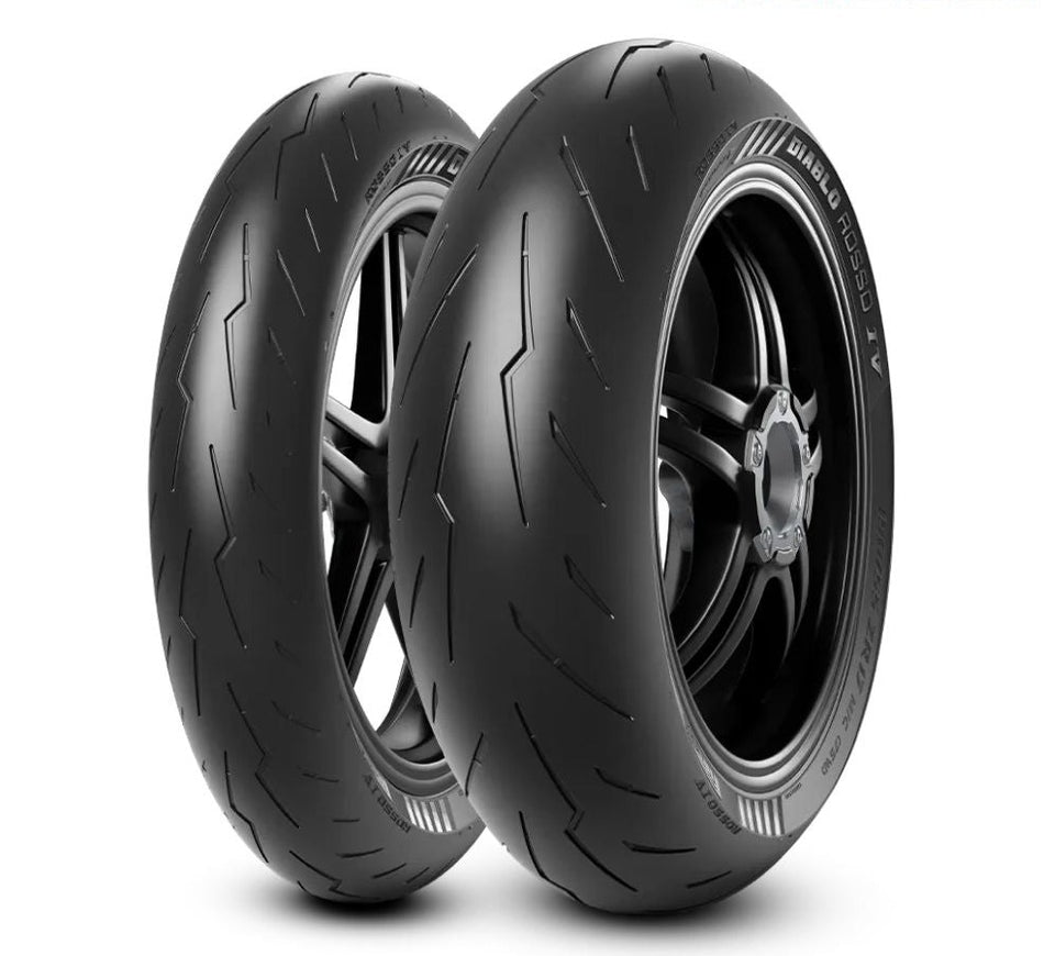 Pirelli - 180/55-ZR17 DIABLO ROSSO CORSA II Tubeless 73W Tyre | Rear