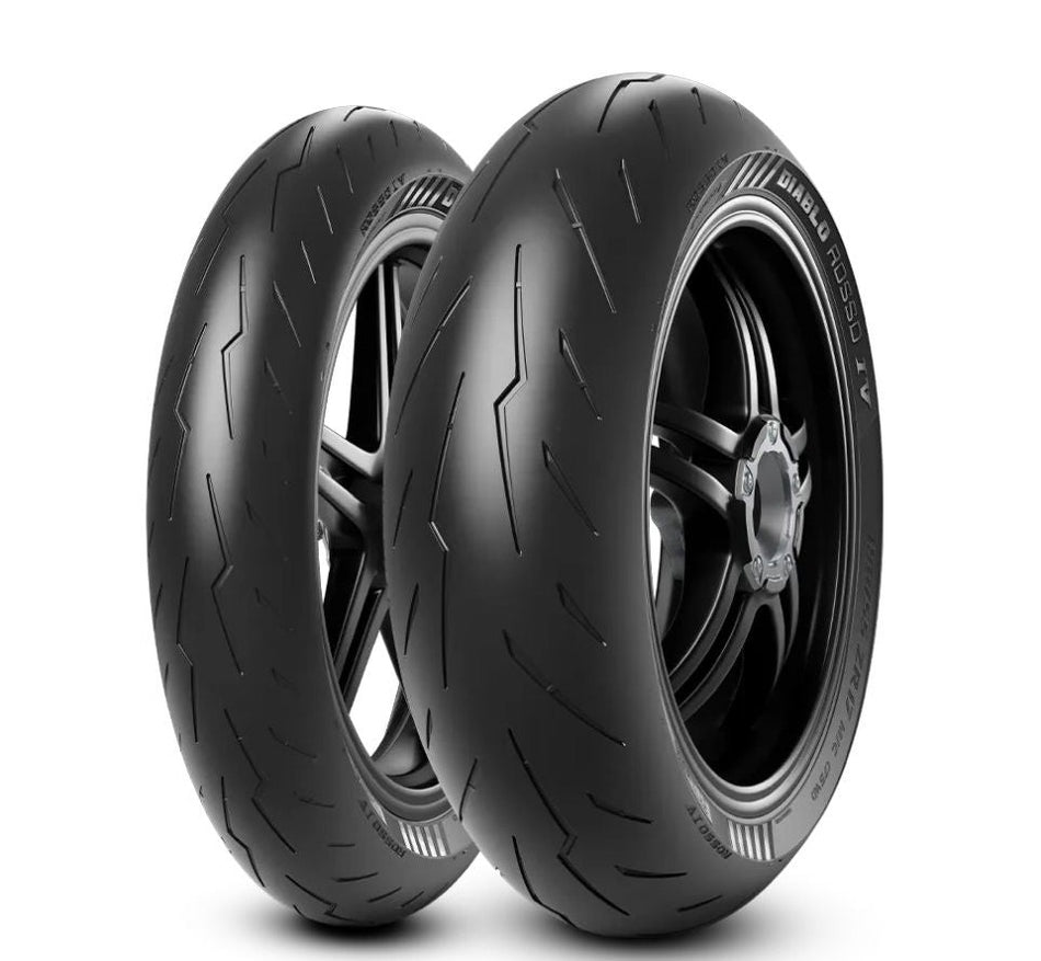 Pirelli - 190/50-ZR17 DIABLO ROSSO 4 Tubeless 73W Tyre | Rear