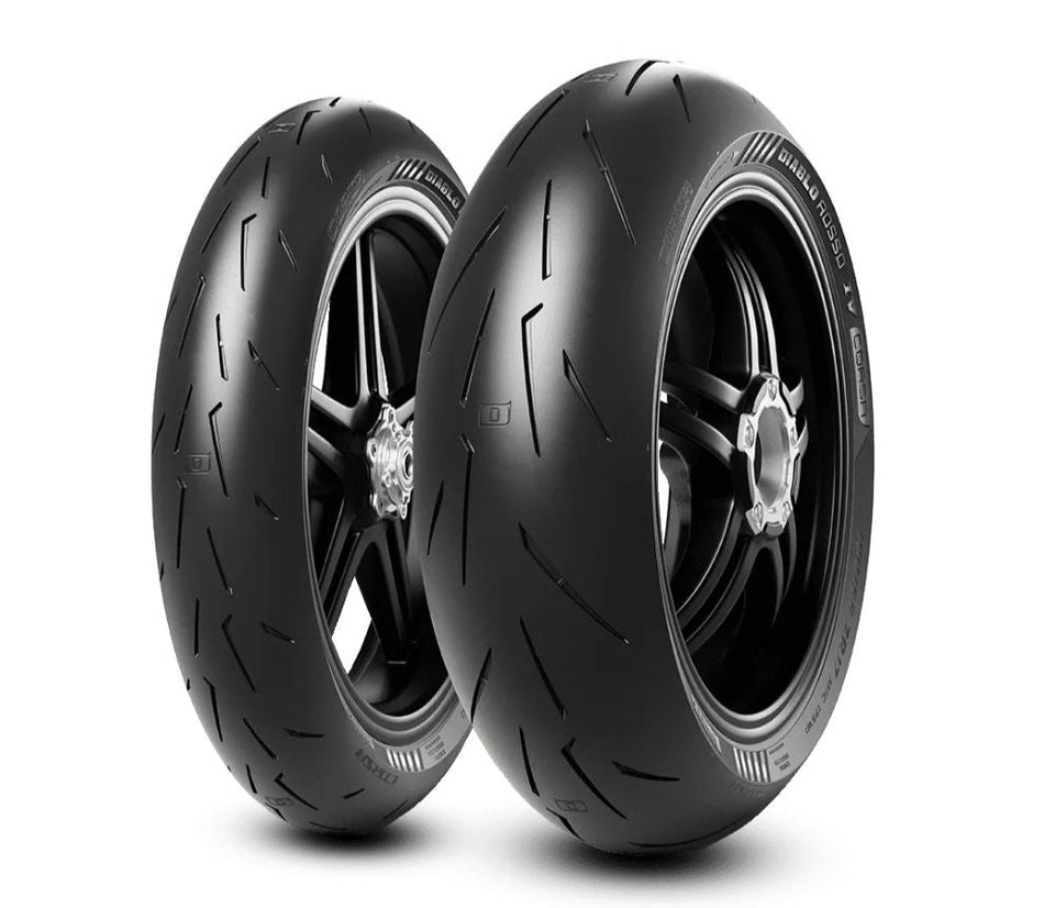 Pirelli - 190/55-ZR17 DIABLO ROSSO 4 CORSA Tubeless 75W Tyre | Rear