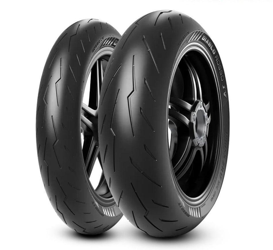 Pirelli - 200/60-ZR17 DIABLO ROSSO 4 Tubeless 80W Tyre | Rear