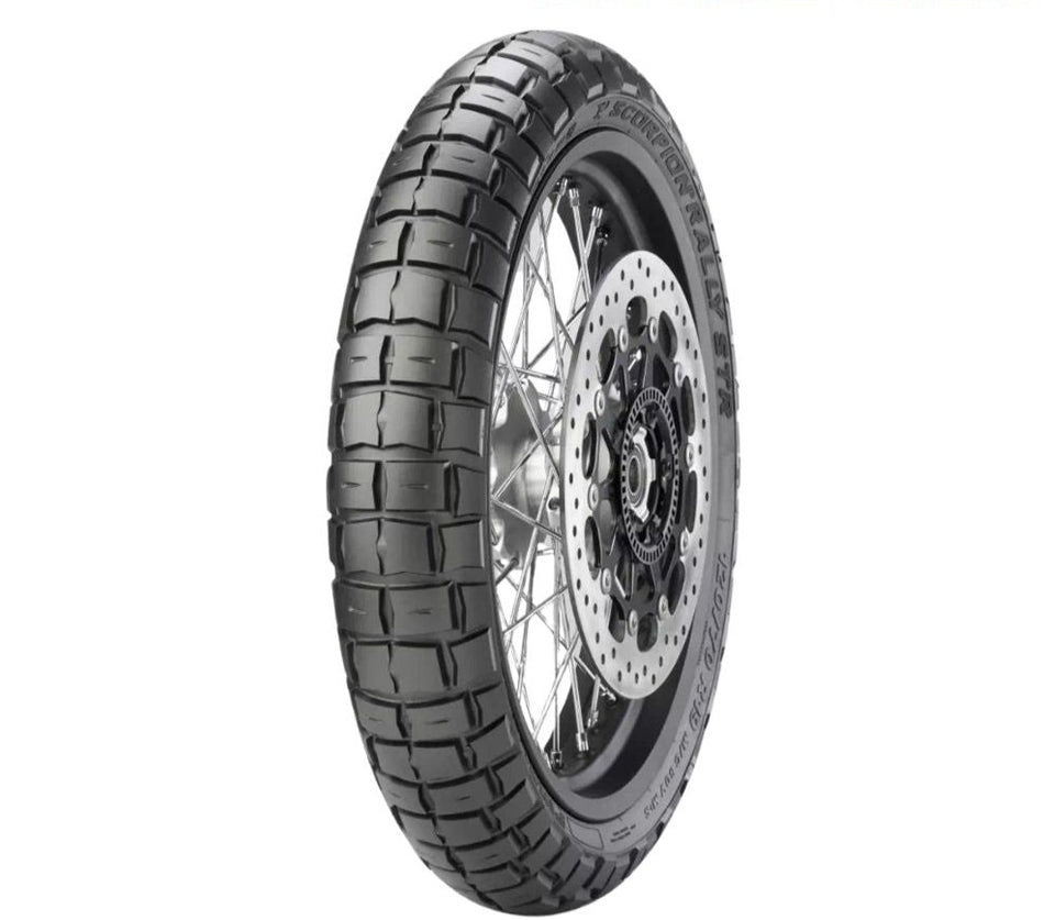 Pirelli 120/70-ZR19 Scorpion Rally Str Tubeless 60 V Tyre | Front