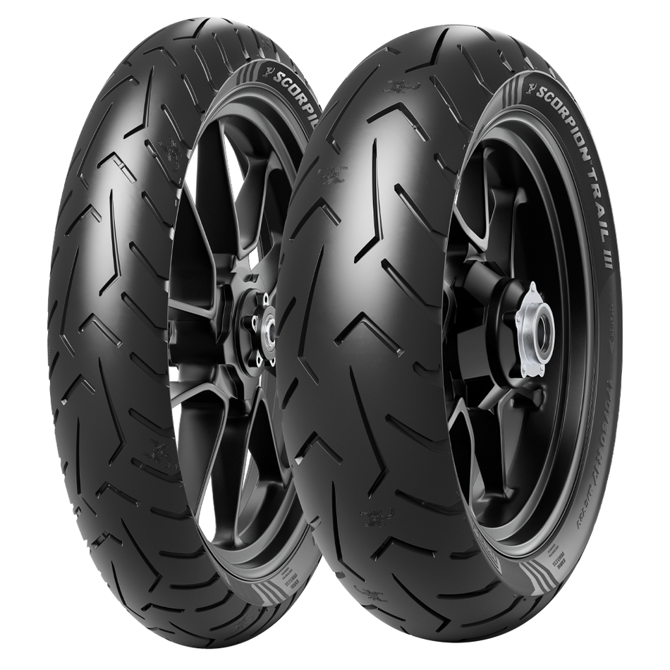 Pirelli Scorpion Trail 3 - 90/90 V21 54V and 150/70-R17 69V Tubeless Tyre | Front & Rear