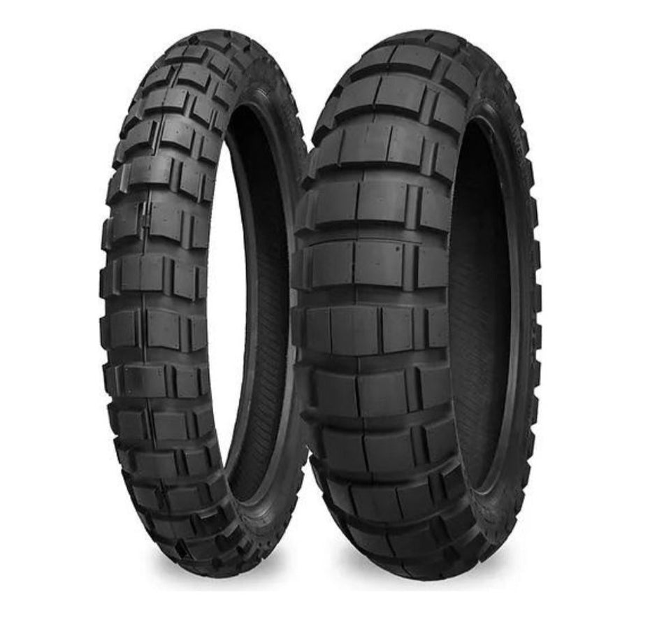 SHINKO - 100/90-19 E804 Tube Type Tyre (Adventure Trail) | Front