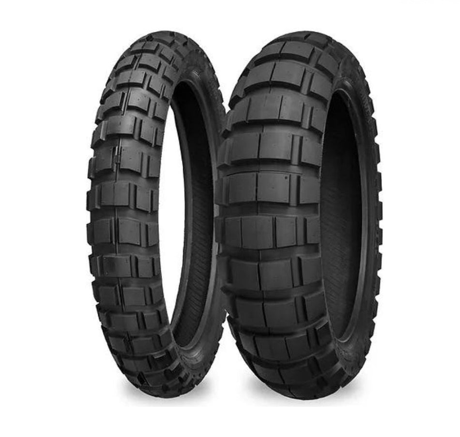 SHINKO - 110/80 B19 E804 Tubeless Tyre (Adventure Trail) | Front