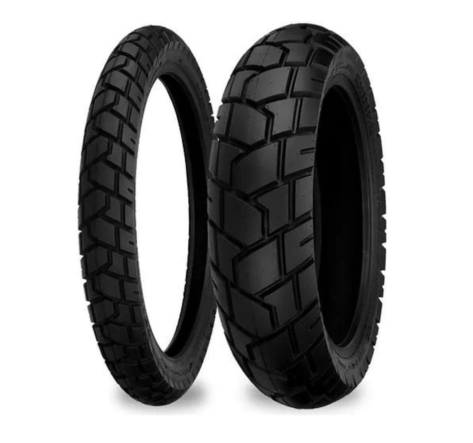 SHINKO - 110/80 R19 E705 Tubeless Tyre (Trail Master) | Front