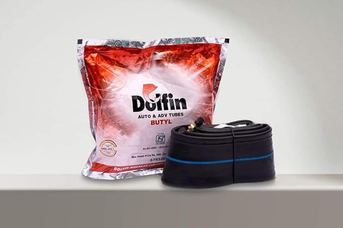 Dolphin - 120/130-80-16 butyl tube (same size fits 150/80-16)