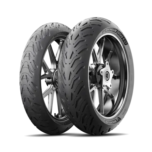 Michelin Road 6 GT - 120/70-ZR17 58W and 180/55-ZR17 73W Tubeless Tyre | Front & Rear