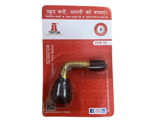 Two Wheeler Scooter Tyre Valve - Triton PVR70